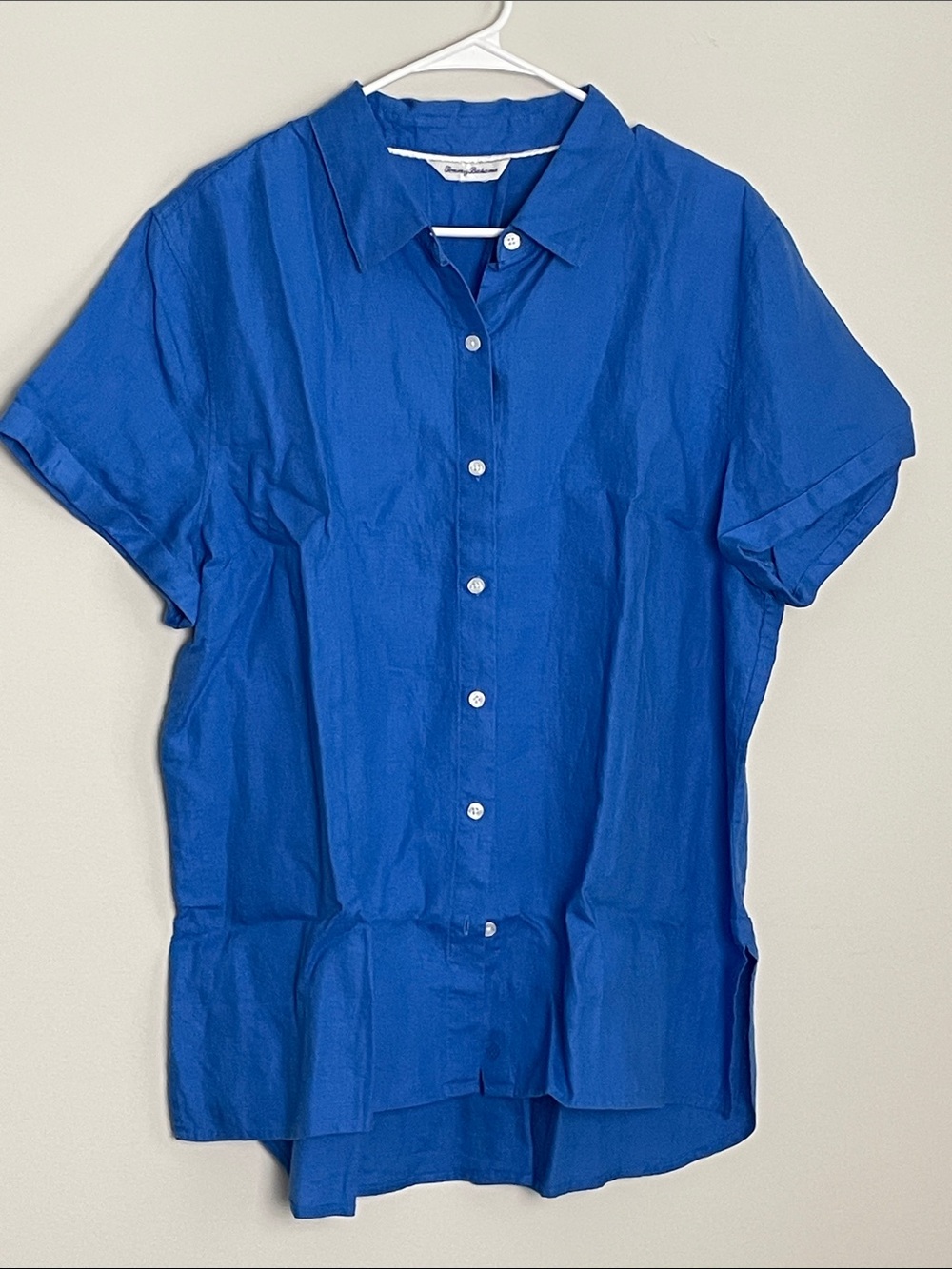 Tommy Bahama Royal Blue Short Sleeve Button-Down Shirt